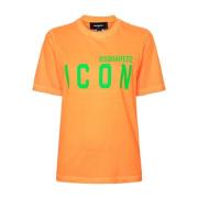 Fluorescent Orange Logo T-skjorter og Polos