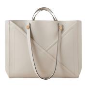 M Zipped Tote Veske