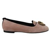 Rosa Velvet Slip Ons Loafers Flats Sko