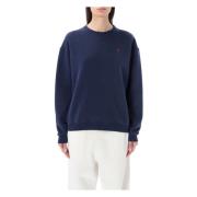 Navy Strikkevarer Classic Pony Crewneck Sweatshirt