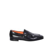 Svarte Monkstrap Loafers