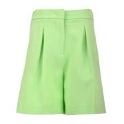 Grønn Elegant Bermuda Shorts med Glidelås