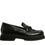 Sorte Loafers for Kvinner