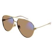 Stylish Sunglasses with Blue Brown Lenses