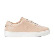 Beige Crest Sneakers for Kvinner