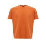 Oransje Bomull T-skjorte
