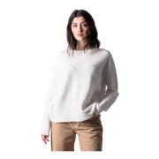 Offwhite Pullover for Moderne Kvinner