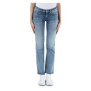 Bootcut jeans med fem lommer