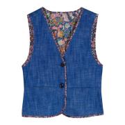 Vendbar Denim Liberty Vest Ciara