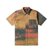 Space-Dye Unisex Skjorte med Vintage Søm