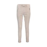 Beige Marina Zip Bukse