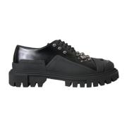 Studded Leather Trekking Sneakers