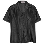 Pre-owned Svart silke Valentino skjorte