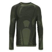 Grønn Seamless Crewneck T-skjorte