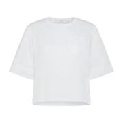 Retro Hvite T-skjorter og Polos