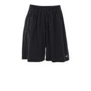 Sort Logo Print Stretch Nylon Shorts