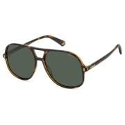 Classic Sunglasses in Dark Havana/Green