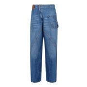 Blå Arbeidstøy Denim Jeans