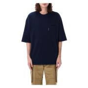 Navy Snøring Lomme Tee