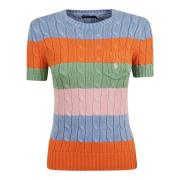 Multi Stripe Sweatshirt for Kvinner