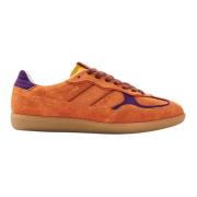 Oransje Skinn Sneakers
