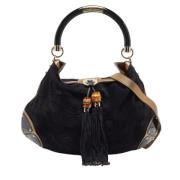 Pre-owned Suede handbags