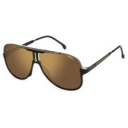 Stylish Sunglasses Black Brown/Brown Gold