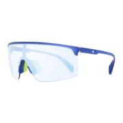 Blå Mono-Linse Solbriller med Fotochromatisk & Speileffekt