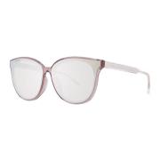 Rosa Cat Eye Mirrored Solbriller