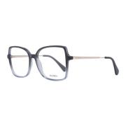Sorte firkantede optiske briller for kvinner