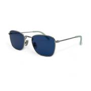 Stilige solbriller dypblå firkantet