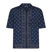 Paisley Print Klassisk Krage Skjorte