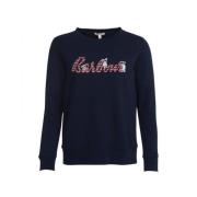 Dame Crewneck Sweatshirt med Front Print