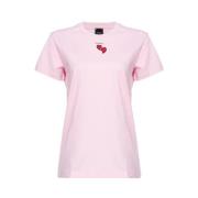 Casual Bomull T-skjorte for Kvinner