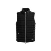 Svart Lettvekts Puffer Vest