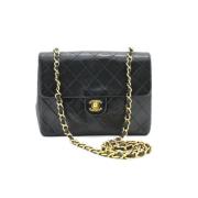 Pre-owned Svart skinn Chanel Flap Bag