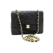 Pre-owned Svart skinn Chanel Flap Bag