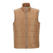 Brun Quiltet Vest