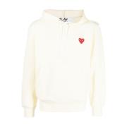 Hvit Ivory Play Sweatshirt