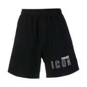 Hvit Icon Bermuda Shorts