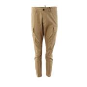 Cargo Bukse for Herre, Beige, 100% Bomull