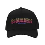 Svart Bomull Baseball Cap