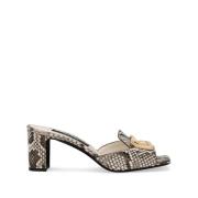 Python Print High Block Heel Sandaler