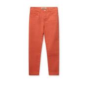 Oransje Ankel Jeans med Slim Fit