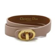 Pre-owned Leather dior-jewelry