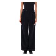 Sorte Wide-Leg Bukser Melissa Pant