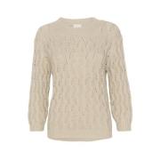 Strikket Pullover Sweater