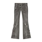 Svart Flared Cargo Jeans