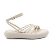 Elfenben Kalveskinn Donut Sandal