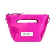 Fuchsia Tote Bag Italia Satin Finish